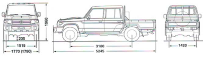 Land Cruiser 79 D/C LX 4.0 5MT